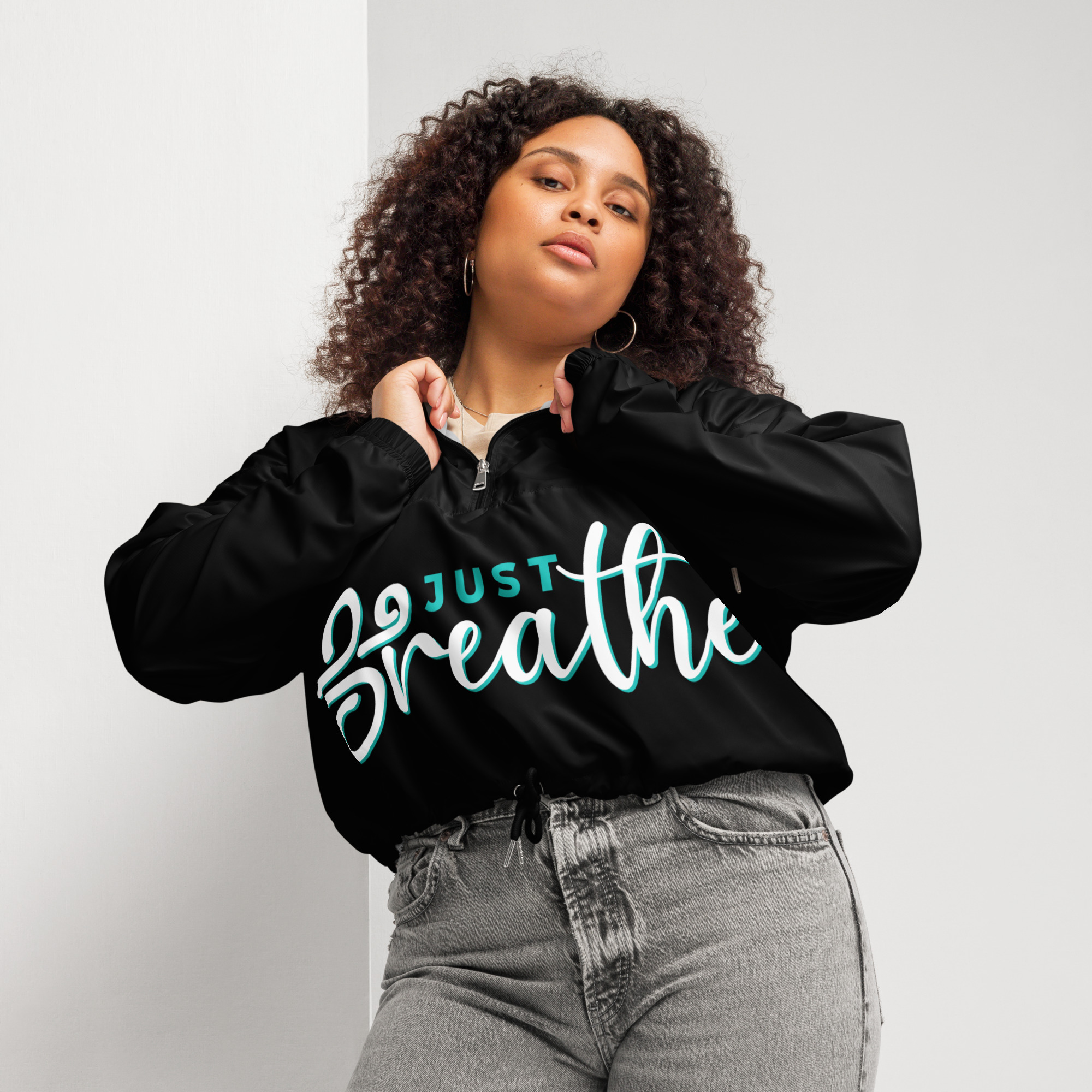 Featured image for “Women’s cropped windbreaker”
